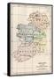 Map of Ireland before the English Invasion, circa 1580-null-Framed Stretched Canvas