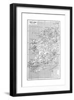 Map of Ireland, C1930S-null-Framed Giclee Print