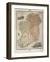 Map of Ireland, Published c.1850-C. Montague-Framed Giclee Print