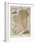 Map of Ireland, Published c.1850-C. Montague-Framed Giclee Print