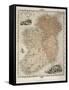 Map of Ireland, Published c.1850-C. Montague-Framed Stretched Canvas