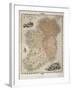 Map of Ireland, Published c.1850-C. Montague-Framed Giclee Print