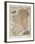 Map of Ireland, Published c.1850-C. Montague-Framed Giclee Print