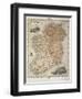Map of Ireland, Published c.1850-C. Montague-Framed Giclee Print