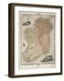 Map of Ireland, Published c.1850-C. Montague-Framed Giclee Print