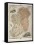 Map of Ireland, Published c.1850-C. Montague-Framed Stretched Canvas