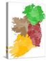 Map of Ireland-malachy120-Stretched Canvas