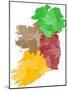 Map of Ireland-malachy120-Mounted Art Print