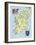 Map of Ireland-null-Framed Giclee Print