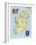 Map of Ireland-null-Framed Giclee Print