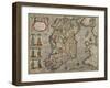 Map Of Ireland-null-Framed Giclee Print