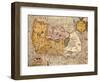 Map Of Ireland-null-Framed Giclee Print