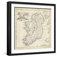 Map of Ireland-T. Jeffreys-Framed Art Print