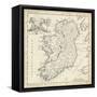 Map of Ireland-T. Jeffreys-Framed Stretched Canvas