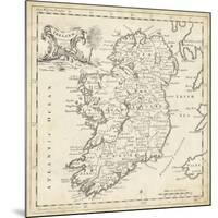 Map of Ireland-T. Jeffreys-Mounted Premium Giclee Print