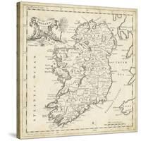 Map of Ireland-T. Jeffreys-Stretched Canvas