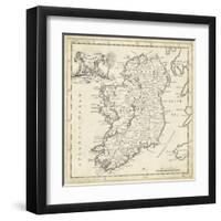 Map of Ireland-T. Jeffreys-Framed Art Print