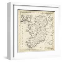 Map of Ireland-T. Jeffreys-Framed Art Print