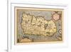 Map of Ireland-Abraham Ortelius-Framed Premium Giclee Print