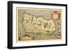 Map of Ireland-Abraham Ortelius-Framed Art Print