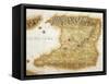 Map of Island of Trinidad, 1777, Trinidad and Tobago, 18th Century-null-Framed Stretched Canvas