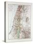 Map of Israel Jerusalem the Southern Part of Syria Lebanon the Western Part of Jordan 1899-null-Stretched Canvas