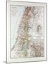 Map of Israel Jerusalem the Southern Part of Syria Lebanon the Western Part of Jordan 1899-null-Mounted Giclee Print