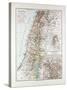 Map of Israel Jerusalem the Southern Part of Syria Lebanon the Western Part of Jordan 1899-null-Stretched Canvas