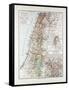 Map of Israel Jerusalem the Southern Part of Syria Lebanon the Western Part of Jordan 1899-null-Framed Stretched Canvas