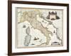 Map Of Italy, 1631-Johannes Blaeu-Framed Giclee Print