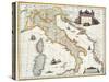 Map Of Italy, 1631-Johannes Blaeu-Stretched Canvas