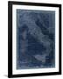 Map of Italy Blueprint-Vision Studio-Framed Art Print