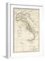 Map of Italy, During the Time of Caesar Augustus to Emperor Constantine-null-Framed Giclee Print