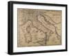 Map of Italy, from Geographiae Opus Novissima-null-Framed Giclee Print