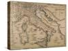 Map of Italy, from Geographiae Opus Novissima-null-Stretched Canvas