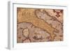 Map of Italy from Theatrum Orbis Terrarum-Abraham Ortelius-Framed Giclee Print