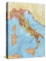 Map of Italy Illustrates Territorial Subdivisions at Outbreak of Social War, 91 BC-null-Stretched Canvas