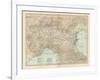 Map of Italy, Northern Part-Encyclopaedia Britannica-Framed Art Print