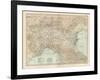 Map of Italy, Northern Part-Encyclopaedia Britannica-Framed Art Print