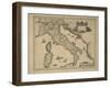 Map of Italy-Joan Blaeu-Framed Giclee Print