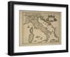 Map of Italy-Joan Blaeu-Framed Giclee Print