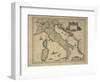 Map of Italy-Joan Blaeu-Framed Giclee Print