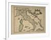 Map of Italy-Joan Blaeu-Framed Giclee Print