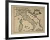 Map of Italy-Joan Blaeu-Framed Giclee Print