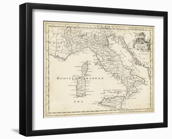 Map of Italy-T. Jeffreys-Framed Art Print