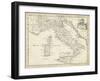 Map of Italy-T. Jeffreys-Framed Art Print