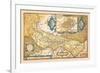 Map of Italy-Abraham Ortelius-Framed Premium Giclee Print