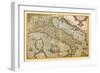 Map of Italy-Abraham Ortelius-Framed Art Print