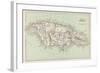 Map of Jamaica-null-Framed Photographic Print