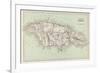 Map of Jamaica-null-Framed Photographic Print